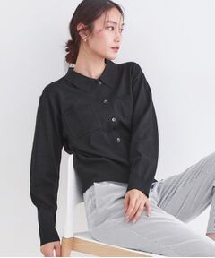 OPAQUE.CLIP / オペーク ドット クリップ カーディガン・ボレロ | ポロ衿デザインニットカーディガン【洗濯機OK】