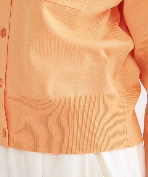 OPAQUE.CLIP / オペーク ドット クリップ カーディガン・ボレロ | ポロ衿デザインニットカーディガン【洗濯機OK】 | 詳細22