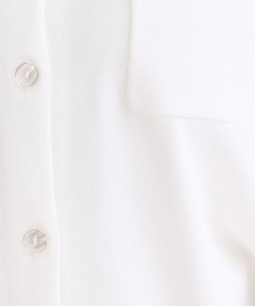 OPAQUE.CLIP / オペーク ドット クリップ カーディガン・ボレロ | ポロ衿デザインニットカーディガン【洗濯機OK】 | 詳細4