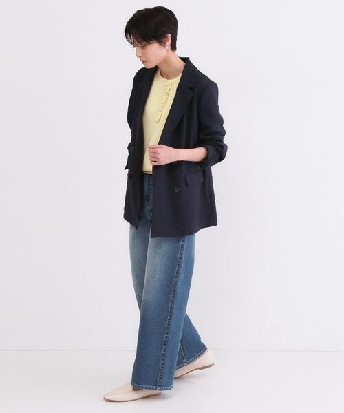 OPAQUE.CLIP / オペーク ドット クリップ テーラードジャケット | ダブルブレストジャケット【洗える/UVケア/防シワ加工/接触冷感】 | 詳細11