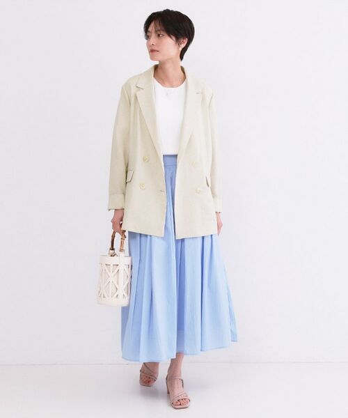 OPAQUE.CLIP / オペーク ドット クリップ テーラードジャケット | ダブルブレストジャケット【洗える/UVケア/防シワ加工/接触冷感】 | 詳細2