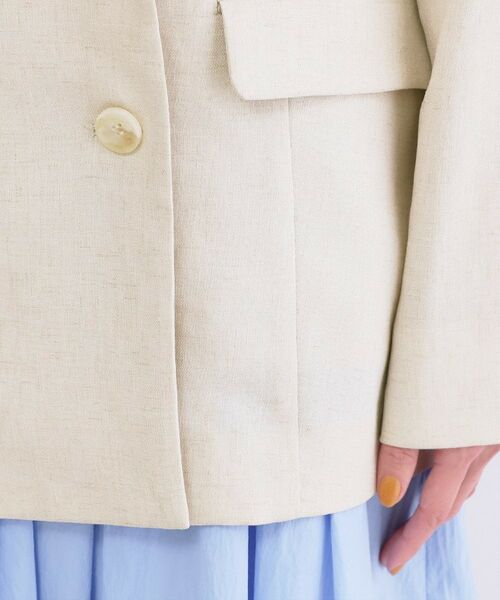 OPAQUE.CLIP / オペーク ドット クリップ テーラードジャケット | ダブルブレストジャケット【洗える/UVケア/防シワ加工/接触冷感】 | 詳細20