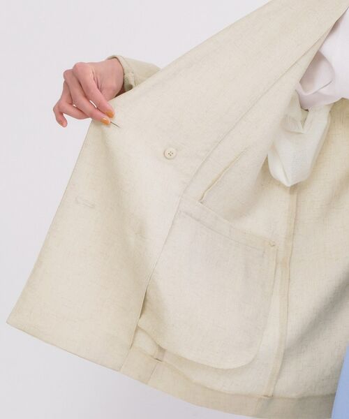 OPAQUE.CLIP / オペーク ドット クリップ テーラードジャケット | ダブルブレストジャケット【洗える/UVケア/防シワ加工/接触冷感】 | 詳細22