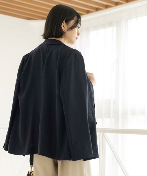 OPAQUE.CLIP / オペーク ドット クリップ テーラードジャケット | ダブルブレストジャケット【洗える/UVケア/防シワ加工/接触冷感】 | 詳細25