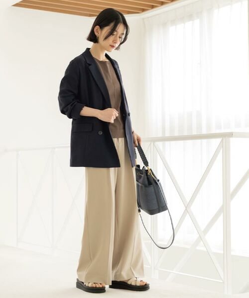 OPAQUE.CLIP / オペーク ドット クリップ テーラードジャケット | ダブルブレストジャケット【洗える/UVケア/防シワ加工/接触冷感】 | 詳細27