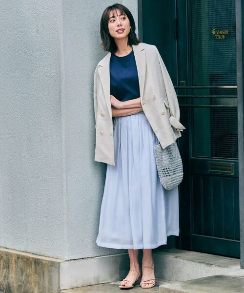 OPAQUE.CLIP / オペーク ドット クリップ テーラードジャケット | ダブルブレストジャケット【洗える/UVケア/防シワ加工/接触冷感】 | 詳細30