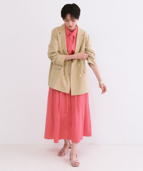 OPAQUE.CLIP / オペーク ドット クリップ テーラードジャケット | ダブルブレストジャケット【洗える/UVケア/防シワ加工/接触冷感】 | 詳細6