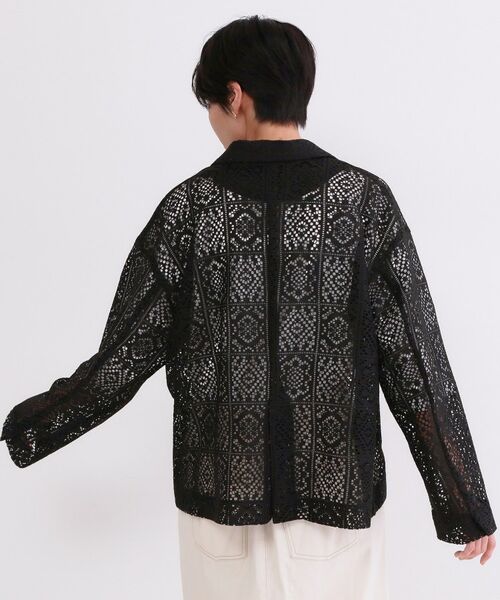 OPAQUE.CLIP / オペーク ドット クリップ テーラードジャケット | レーステーラードジャケット【洗濯機OK】 | 詳細11
