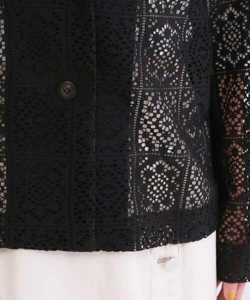 OPAQUE.CLIP / オペーク ドット クリップ テーラードジャケット | レーステーラードジャケット【洗濯機OK】 | 詳細15