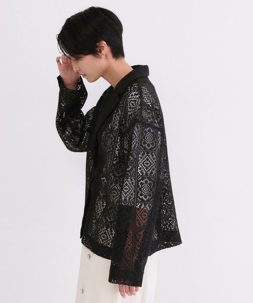 OPAQUE.CLIP / オペーク ドット クリップ テーラードジャケット | レーステーラードジャケット【洗濯機OK】 | 詳細26