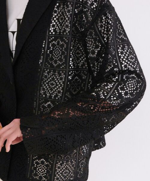 OPAQUE.CLIP / オペーク ドット クリップ テーラードジャケット | レーステーラードジャケット【洗濯機OK】 | 詳細29