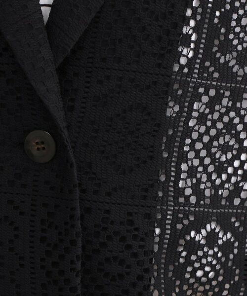 OPAQUE.CLIP / オペーク ドット クリップ テーラードジャケット | レーステーラードジャケット【洗濯機OK】 | 詳細8