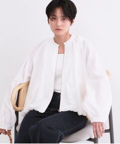 OPAQUE.CLIP / オペーク ドット クリップ レザーブルゾン・ジャケット | 撥水 裾バルーンブルゾン【洗濯機OK】