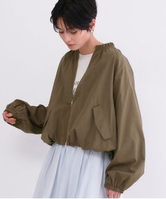 OPAQUE.CLIP / オペーク ドット クリップ レザーブルゾン・ジャケット | 撥水 裾バルーンブルゾン【洗濯機OK】