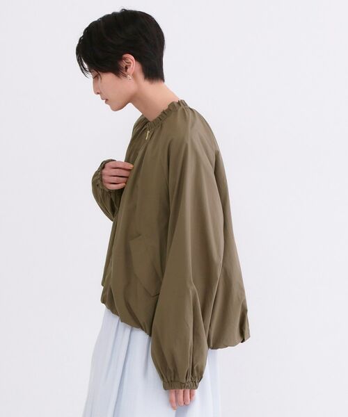 OPAQUE.CLIP / オペーク ドット クリップ レザーブルゾン・ジャケット | 撥水 裾バルーンブルゾン【洗濯機OK】 | 詳細10