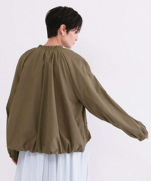 OPAQUE.CLIP / オペーク ドット クリップ レザーブルゾン・ジャケット | 撥水 裾バルーンブルゾン【洗濯機OK】 | 詳細11