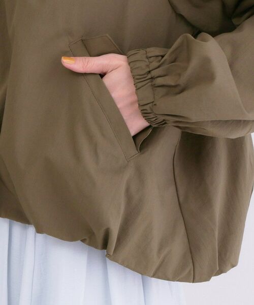 OPAQUE.CLIP / オペーク ドット クリップ レザーブルゾン・ジャケット | 撥水 裾バルーンブルゾン【洗濯機OK】 | 詳細14