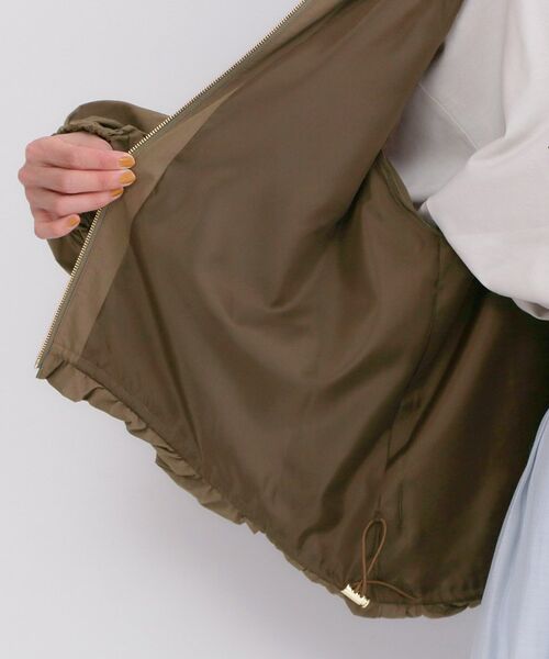 OPAQUE.CLIP / オペーク ドット クリップ レザーブルゾン・ジャケット | 撥水 裾バルーンブルゾン【洗濯機OK】 | 詳細15