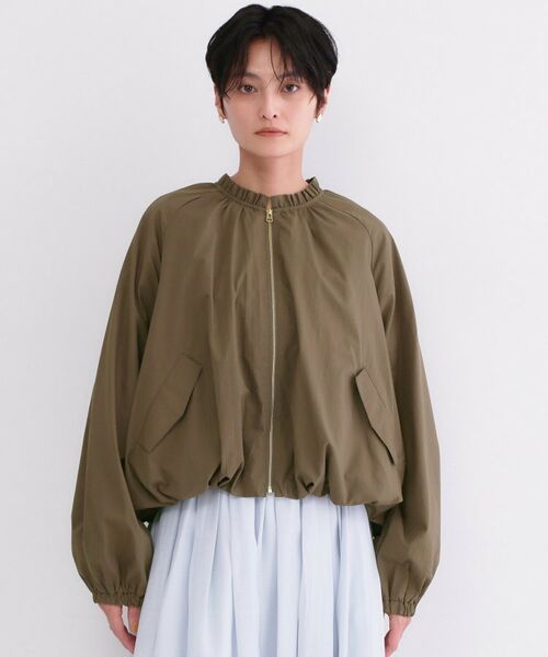 OPAQUE.CLIP / オペーク ドット クリップ レザーブルゾン・ジャケット | 撥水 裾バルーンブルゾン【洗濯機OK】 | 詳細17