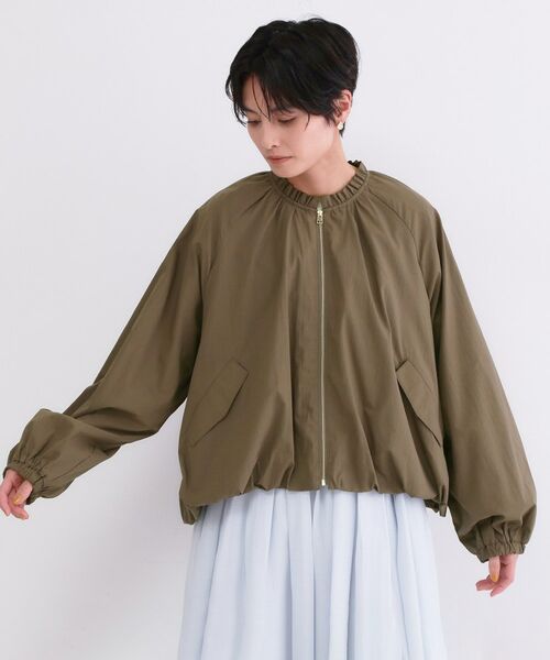 OPAQUE.CLIP / オペーク ドット クリップ レザーブルゾン・ジャケット | 撥水 裾バルーンブルゾン【洗濯機OK】 | 詳細26