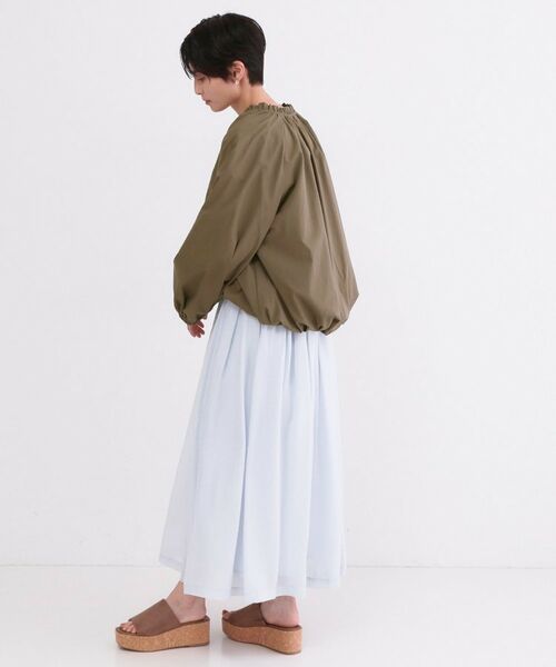 OPAQUE.CLIP / オペーク ドット クリップ レザーブルゾン・ジャケット | 撥水 裾バルーンブルゾン【洗濯機OK】 | 詳細7