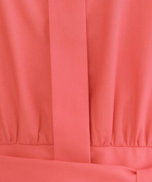 OPAQUE.CLIP / オペーク ドット クリップ ロング・マキシ丈ワンピース | サッシュリボンベルト付きフレアシャツワンピース【洗濯機OK/防シワ加工】 | 詳細11