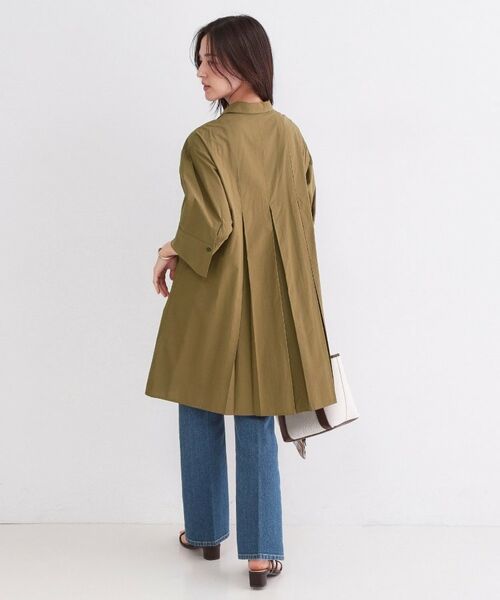 OPAQUE.CLIP / オペーク ドット クリップ ワンピース | プリーツミニシャツワンピース【洗濯機OK】 | 詳細7