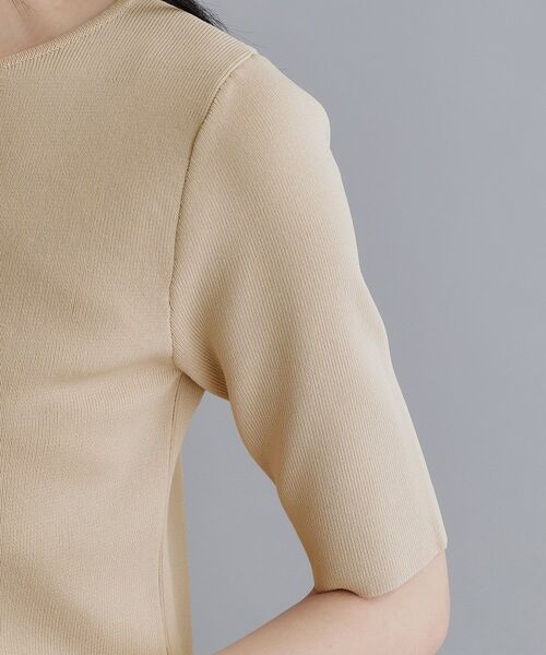 OPAQUE.CLIP / オペーク ドット クリップ ロング・マキシ丈ワンピース | 【es】イレギュラーヘム切り替えニットドッキングワンピース【洗濯機OK】 | 詳細13