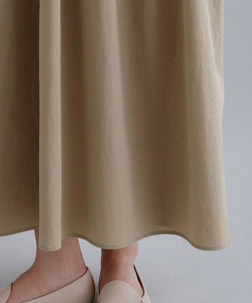 OPAQUE.CLIP / オペーク ドット クリップ ロング・マキシ丈ワンピース | 【es】イレギュラーヘム切り替えニットドッキングワンピース【洗濯機OK】 | 詳細14