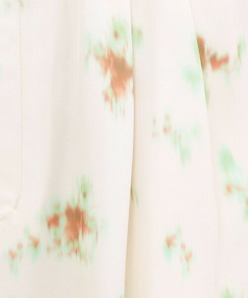 OPAQUE.CLIP / オペーク ドット クリップ パンツ | ぼかしフラワープリントワイドパンツ【洗濯機OK】 | 詳細4