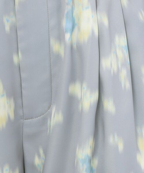 OPAQUE.CLIP / オペーク ドット クリップ パンツ | ぼかしフラワープリントワイドパンツ【洗濯機OK】 | 詳細8