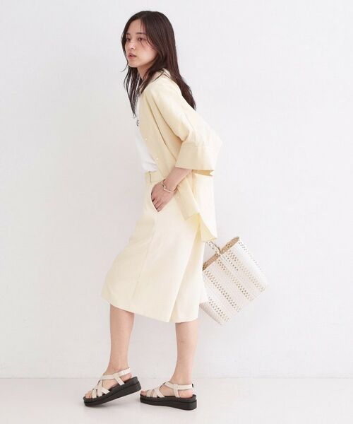 OPAQUE.CLIP / オペーク ドット クリップ ショート・ハーフ・半端丈パンツ | ストレッチハーフパンツ【洗濯機OK】 | 詳細3