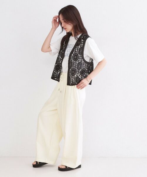 OPAQUE.CLIP / オペーク ドット クリップ パンツ | バレルレッグイージーパンツ【洗濯機OK】 | 詳細3