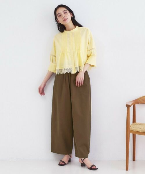 OPAQUE.CLIP / オペーク ドット クリップ パンツ | バレルレッグイージーパンツ【洗濯機OK】 | 詳細6