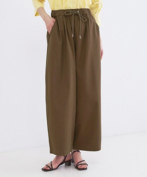 OPAQUE.CLIP / オペーク ドット クリップ パンツ | バレルレッグイージーパンツ【洗濯機OK】（ブラウン(044)）