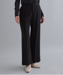 OPAQUE.CLIP / オペーク ドット クリップ パンツ | 【es】ストレッチピンタックフレアパンツ【洗濯機OK／抗ピル】