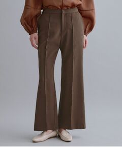 OPAQUE.CLIP / オペーク ドット クリップ パンツ | 【es】ストレッチピンタックフレアパンツ【洗濯機OK／抗ピル】