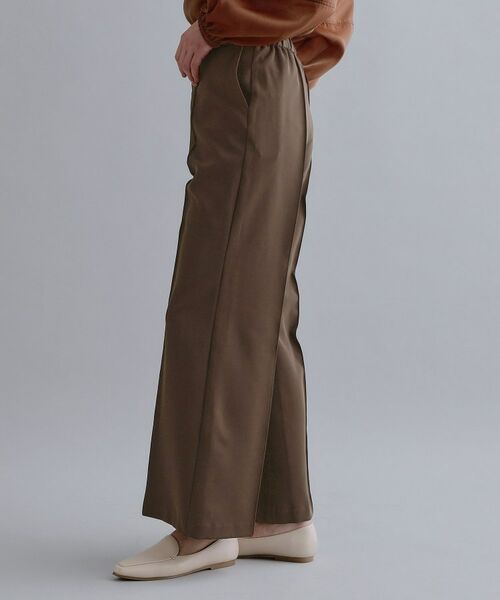 OPAQUE.CLIP / オペーク ドット クリップ パンツ | 【es】ストレッチピンタックフレアパンツ【洗濯機OK／抗ピル】 | 詳細10