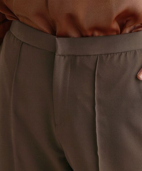 OPAQUE.CLIP / オペーク ドット クリップ パンツ | 【es】ストレッチピンタックフレアパンツ【洗濯機OK／抗ピル】 | 詳細12