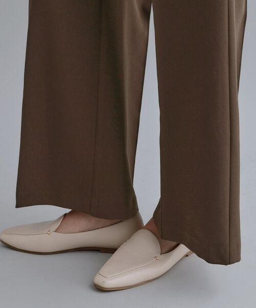 OPAQUE.CLIP / オペーク ドット クリップ パンツ | 【es】ストレッチピンタックフレアパンツ【洗濯機OK／抗ピル】 | 詳細15