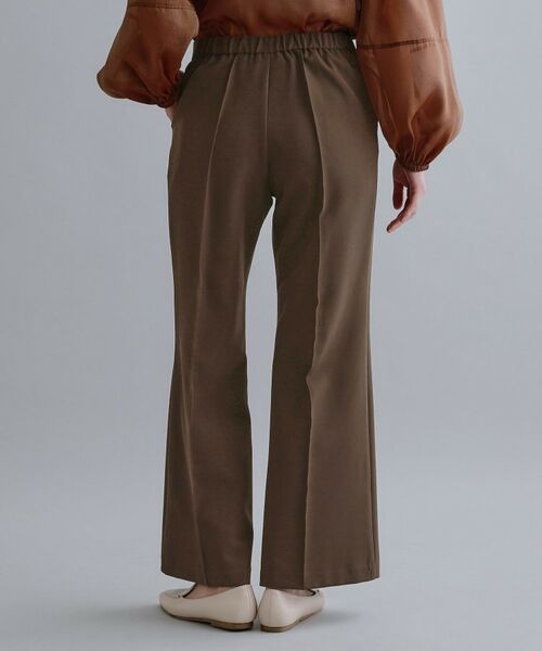 OPAQUE.CLIP / オペーク ドット クリップ パンツ | 【es】ストレッチピンタックフレアパンツ【洗濯機OK／抗ピル】 | 詳細9