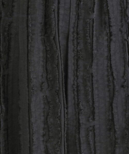 OPAQUE.CLIP / オペーク ドット クリップ ロング・マキシ丈スカート | フリンジジャカード タックフレアスカート【洗濯機OK】 | 詳細4