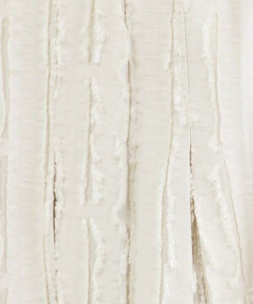 OPAQUE.CLIP / オペーク ドット クリップ ロング・マキシ丈スカート | フリンジジャカード タックフレアスカート【洗濯機OK】 | 詳細8