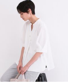 OPAQUE.CLIP / オペーク ドット クリップ シャツ・ブラウス | ストレッチスキッパータックスリーブブラウス／セットアップ対応可【洗濯機OK／防シワ加工】