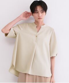 OPAQUE.CLIP / オペーク ドット クリップ シャツ・ブラウス | ストレッチスキッパータックスリーブブラウス／セットアップ対応可【洗濯機OK／防シワ加工】