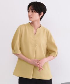 OPAQUE.CLIP / オペーク ドット クリップ シャツ・ブラウス | ストレッチスキッパータックスリーブブラウス／セットアップ対応可【洗濯機OK／防シワ加工】