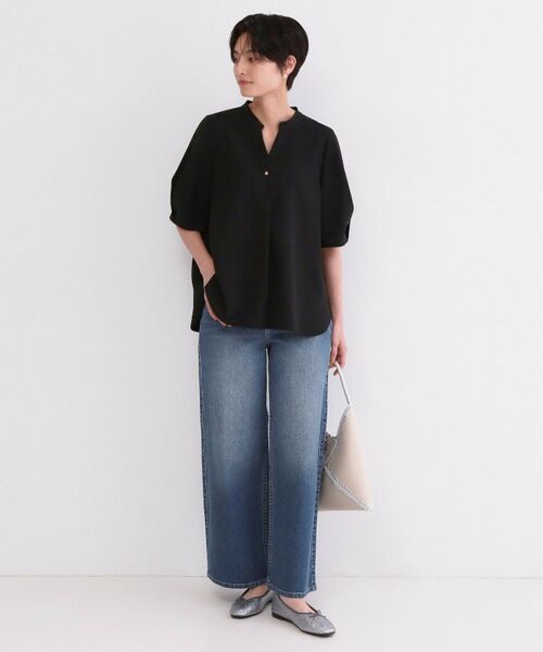 OPAQUE.CLIP / オペーク ドット クリップ シャツ・ブラウス | ストレッチスキッパータックスリーブブラウス/セットアップ対応可【洗濯機OK/防シワ加工】 | 詳細10