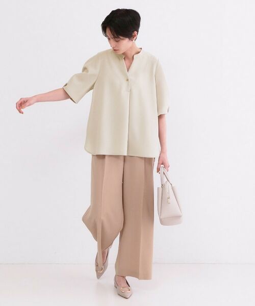 OPAQUE.CLIP / オペーク ドット クリップ シャツ・ブラウス | ストレッチスキッパータックスリーブブラウス/セットアップ対応可【洗濯機OK/防シワ加工】 | 詳細14