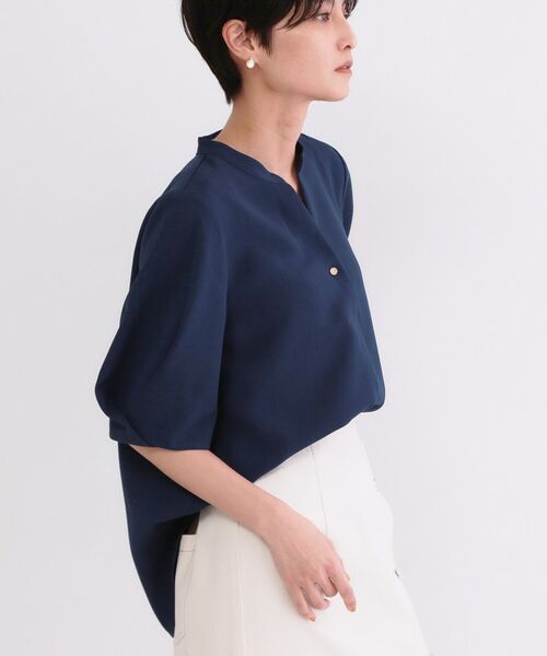 OPAQUE.CLIP / オペーク ドット クリップ シャツ・ブラウス | ストレッチスキッパータックスリーブブラウス/セットアップ対応可【洗濯機OK/防シワ加工】 | 詳細17