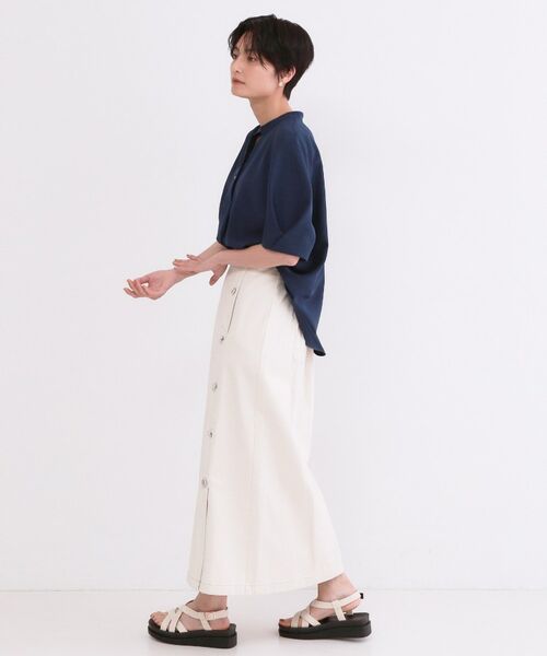 OPAQUE.CLIP / オペーク ドット クリップ シャツ・ブラウス | ストレッチスキッパータックスリーブブラウス/セットアップ対応可【洗濯機OK/防シワ加工】 | 詳細19